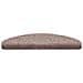 Tappetini per scale autoadesivi 20 pz 65x21x4 cm Marrone Chiaro semicircolari grandi - Foto miniatura 4