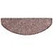 Tappetini per scale autoadesivi 20 pz 65x21x4 cm Marrone Chiaro semicircolari grandi - Foto miniatura 5