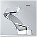 Rubinetto per lavabo da bagno, Blackswan, tipo M204, modello cromato con bocca a cascata, misura 15 cm - Foto miniatura 2