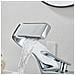 Rubinetto per lavabo da bagno, Blackswan, tipo M204, modello cromato con bocca a cascata, misura 15 cm - Foto miniatura 4