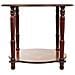 Tavolino In Legno Rosso 60x60x49h - Foto miniatura 2