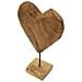 Scultura Dobu In Teak Riciclato Pezzo Unico Grande - Foto miniatura 3