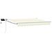 Tenda retrattile manuale con LED Crema 3,5 x 2,5 m - Foto miniatura 1