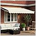 Tenda retrattile manuale con LED Crema 3,5 x 2,5 m - Foto miniatura 2