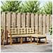 Set di divani da esterno con cuscino 4 pcs Naturale e Beige - Foto miniatura 2