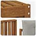 Set divani con cuscino 7 pcs Grigio Naturale e Chiaro - Foto miniatura 6