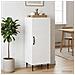 Credenza Bianco 33 x 34,5 x 89,5 cm Legno ingegnerizzato - Foto miniatura 4