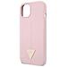 Guess Guhcp13ssltgu Custodia Per Iphone 13 Mini 5,4 Viola /viola In Silicone A Forma Di Triangolo - Foto miniatura 3