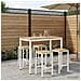 Tavolo Bar da Giardino Bianco 108,5 x 55 x 105 cm - Foto miniatura 2