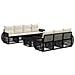 Set Divano da Giardino 8 pz Nero e Bianco Crema polyrattan - Foto miniatura 1