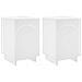 Comodino 2 pz Bianco 33,5 x 34,5 x 50 cm Legno ingegnerizzato - Foto miniatura 1