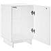 Comodino 2 pz Bianco 33,5 x 34,5 x 50 cm Legno ingegnerizzato - Foto miniatura 3