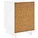 Comodino 2 pz Bianco 33,5 x 34,5 x 50 cm Legno ingegnerizzato - Foto miniatura 6
