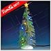 Abete Con Luci Multicolore - Chasing Multi Light Spruce Tree Grande Cod 74265 - Foto miniatura 1