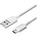 Cavo Usb Verso Usb-c Carica E Sincronizzazione 80cm Ep-dr140awe - Bianco - Foto miniatura 3