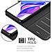 Custodia Compatibile Con Honor 9x Pro In Nero Carbone - Coperchio Protettiva Con Chiusura Magnetica, Funzione Stand E Tasca Per Le Carte - Foto miniatura 5