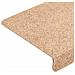 Tappetini per Scale Tessuto Agugliato 15 pz 65x21x4 cm Marroni - Foto miniatura 2