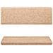 Tappetini per Scale Tessuto Agugliato 15 pz 65x21x4 cm Marroni - Foto miniatura 4