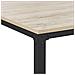 Tavolo Da Pranzo 150 X 90 Cm Nero E Legno Chiaro Hockley - Foto miniatura 10