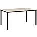 Tavolo Da Pranzo 150 X 90 Cm Nero E Legno Chiaro Hockley - Foto miniatura 12