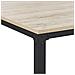 Tavolo Da Pranzo 150 X 90 Cm Nero E Legno Chiaro Hockley - Foto miniatura 6