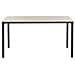 Tavolo Da Pranzo 150 X 90 Cm Nero E Legno Chiaro Hockley - Foto miniatura 7