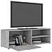 Mobile Porta TV Grigio Cemento 120x34x37cm in Legno Multistrato - Foto miniatura 4