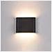 Applique Da Esterno Moderna A Led Nera, Bianco Caldo 3000k 360lm, Ip44 - Foto miniatura 1