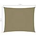 Parasole a Vela Oxford Rettangolare 2x3 m Beige - Foto miniatura 6