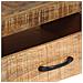 Libreria 118x30x200 cm in Legno Massello di Mango Grezzo - Foto miniatura 8