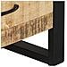 Libreria 118x30x200 cm in Legno Massello di Mango Grezzo - Foto miniatura 9