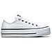 Scarpe Chuck Taylor All Star Platform Ox Lift Taglia 35 Codice 560251c Bianco - Foto miniatura 1