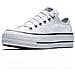 Scarpe Chuck Taylor All Star Platform Ox Lift Taglia 35 Codice 560251c Bianco - Foto miniatura 6