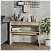 Tavolino Consolle Rovere Sonoma 102x30x80 cm Legno Multistrato - Foto miniatura 1