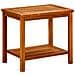 Tavolino Da Salotto 50x35x45 Cm In Legno Massello Di Acacia - Foto miniatura 1