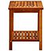 Tavolino Da Salotto 50x35x45 Cm In Legno Massello Di Acacia - Foto miniatura 3