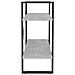 Libreria 2 Ripiani Grigio Cemento 80x30x70 cm Legno Multistrato - Foto miniatura 7