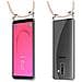 Catena Di Telefoni Cellulari Compatibile Con Samsung Galaxy J8 2018 In Or Rosato A Perla - Coperchio Protettivo In Silicone Con Anelli D'argento, Cinturino In Corda E Custodia Staccabile - Foto miniatura 7