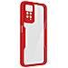 Cover Xiaomi Redmi Note 11 Pro 5g Retro Plexiglass Fronte Polimero Bordo Rosso - Foto miniatura 5