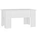 Tavolino Da Salotto Bianco 79x49x41 Cm In Legno Multistrato - Foto miniatura 1
