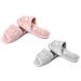 Ciabatte Pantofole Invernali In Morbida Ecopelliccia Modello Lovely Con Cuori 39-40 Rosa - Foto miniatura 3