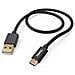Fabric Cavo Usb 1,5 M Usb 2.0 Usb A Usb C Nero - Foto miniatura 1