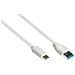 Alcasa 2831-ac010w Cavo Usb 1 M Usb 3.2 Gen 2 (3.1 Gen 2) Usb A Usb C Bianco - Foto miniatura 1