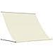 Tenda Da Sole Retrattile Crema 200x150 Cm In Tessuto E Acciaio - Foto miniatura 1