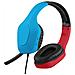Cuffie Gaming Per Switch Cablate Jack 3.5 Microfono Omnidirezionale, Blu / Rosso - Foto miniatura 2