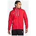 Felpa Con Cappuccio Full Zip Cw6887-657 Uomo Taglia Xl Colore Rosso - Foto miniatura 1