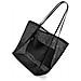 Borsa Da Spiaggia Pieghevole, Borsa A Rete Da Donna Black - Foto miniatura 2