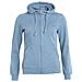 Basic Hoody Full Zip Lady Azzurro Xs - Foto miniatura 1