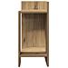 Tavolino Laterale Con Ripiano Rovere Artigianale 25,5x27x60 Cm - Foto miniatura 4