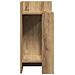 Tavolino Laterale Con Ripiano Rovere Artigianale 25,5x27x60 Cm - Foto miniatura 9